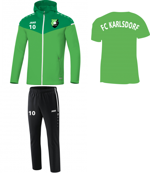 FC Karlsdorf Tr. Anzug mit kapuze