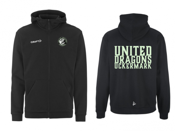 United Dragons Community 2.0 Logo FZ Hoodie