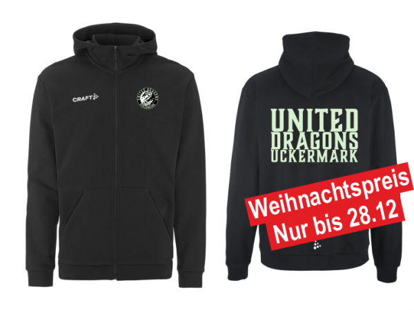 United Dragons Community 2.0 Logo FZ Hoodie