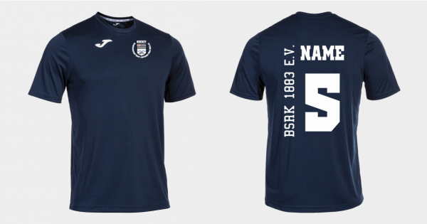 BSRK TRIKOT COMBI KURZARM BLAU