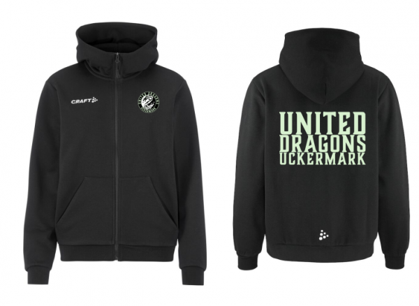 United Dragons Community 2.0 Logo FZ Hoodie Damen