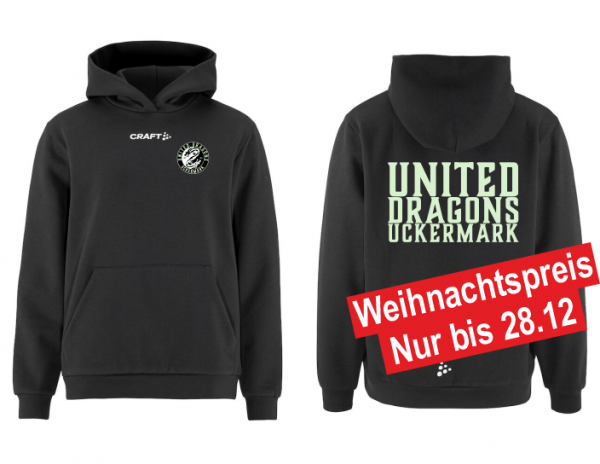 United Dragons Hoodie schwarz Damen
