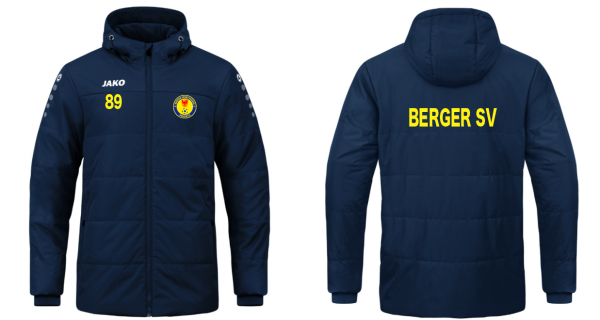 Berger SV Coachjacke Team mit Kapuze