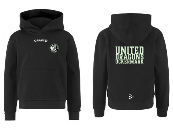 United Dragons Hoodie schwarz