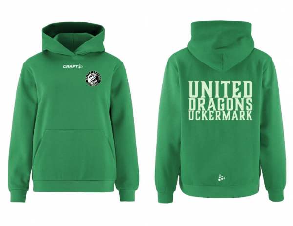 United Dragons Hoodie grün Damen