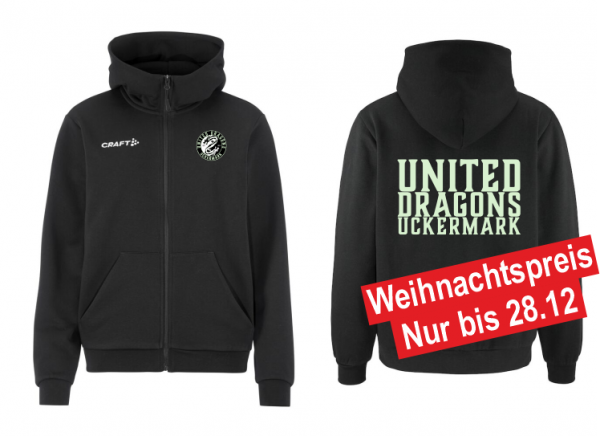United Dragons Community 2.0 Logo FZ Hoodie Damen
